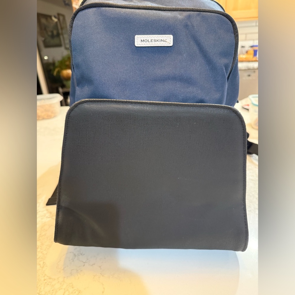 Moleskine Navy and Black Commuter Backpack